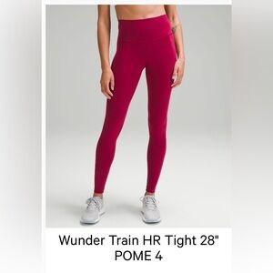 Lululemon Wunder Train Leggings